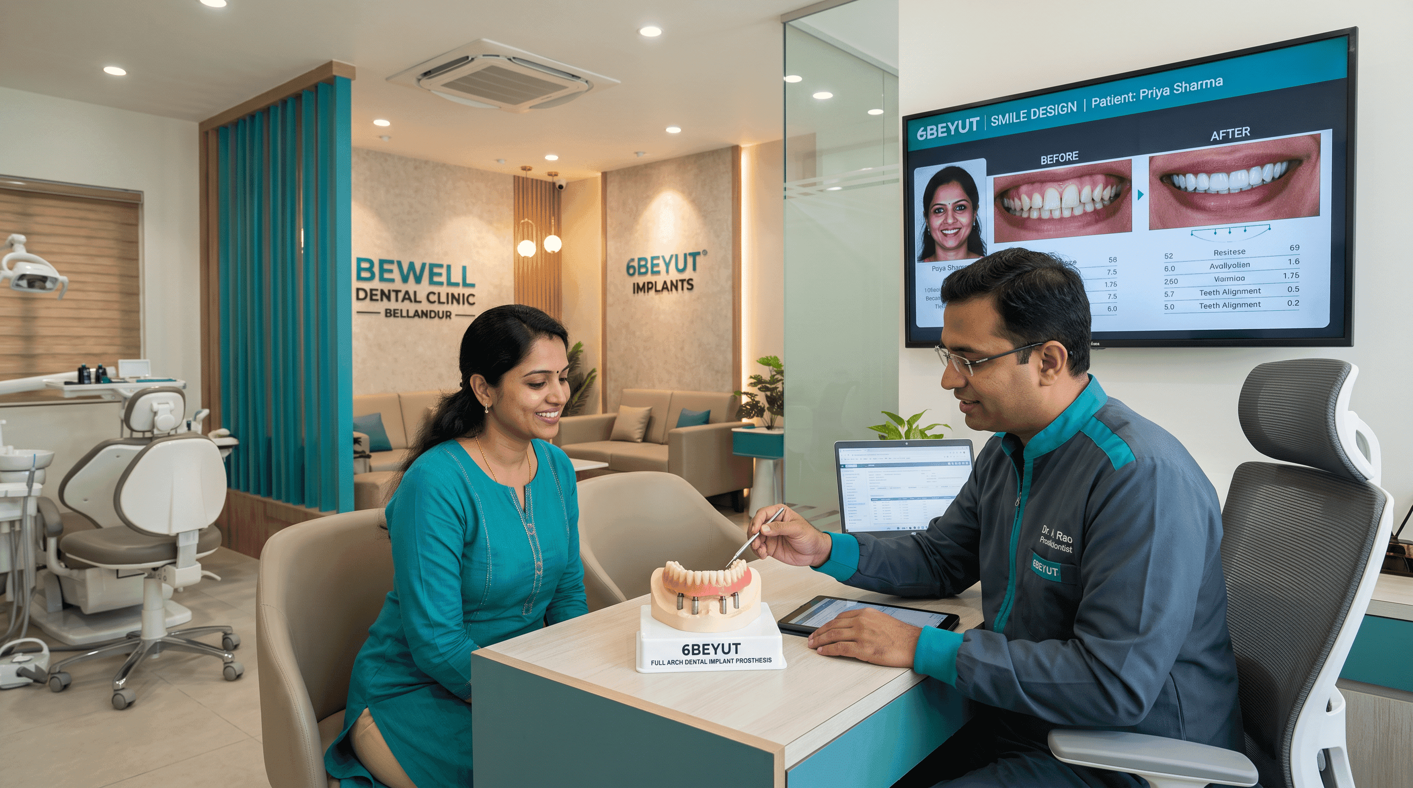 Full Mouth Teeth Replacement in Bangalore