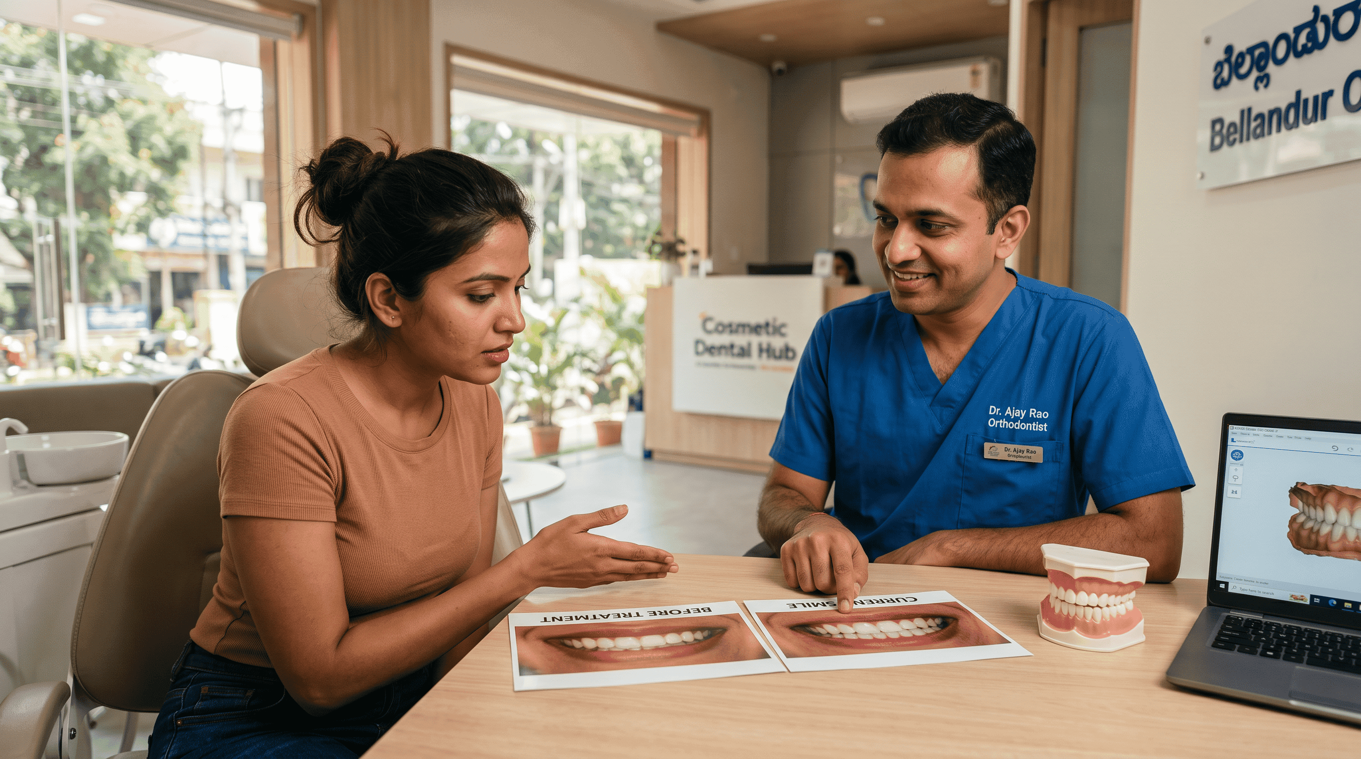 Teeth Shifted After Braces Treatment in Bangalore
