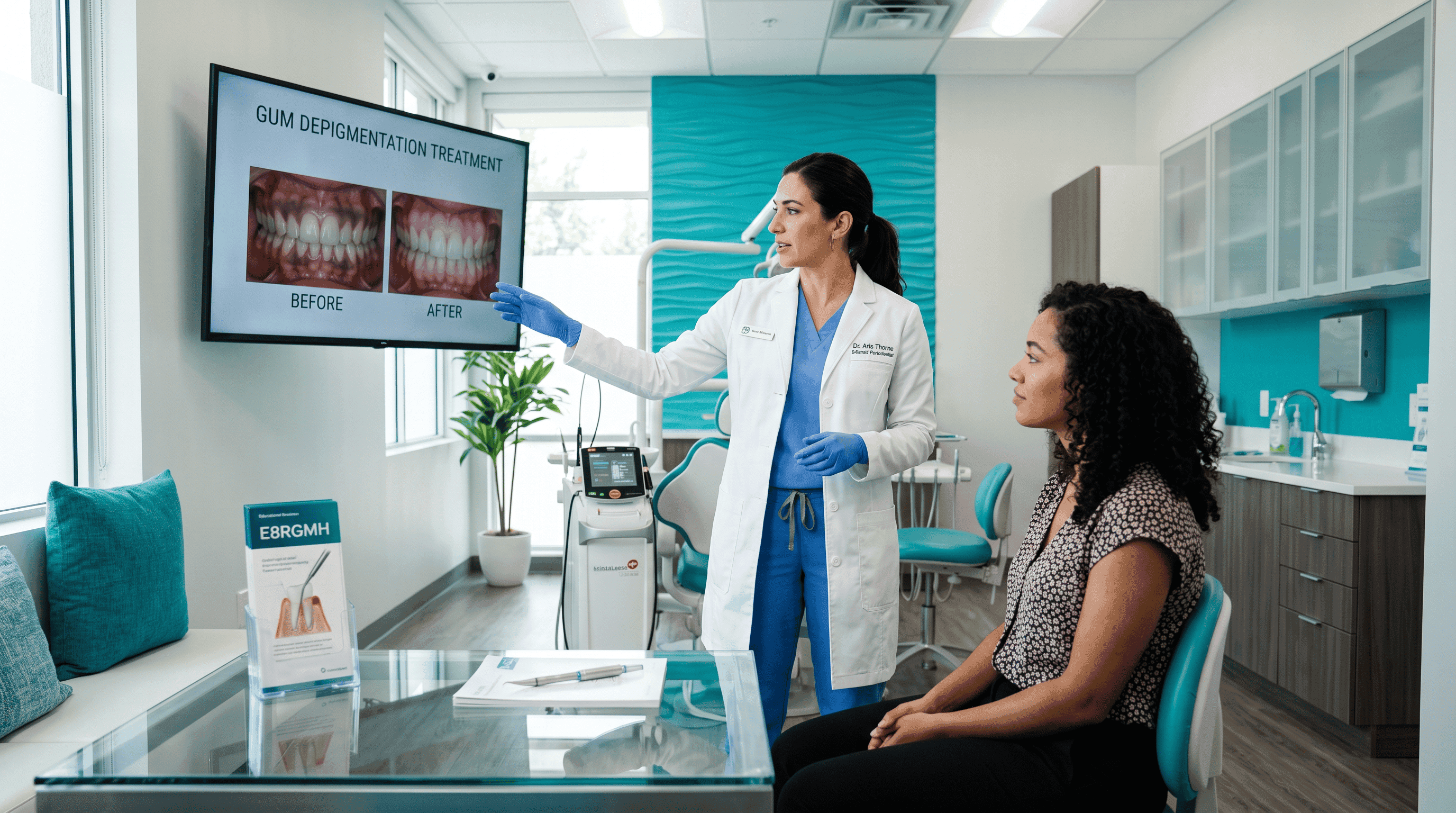Dark or Brown Gums Treatment in Bangalore